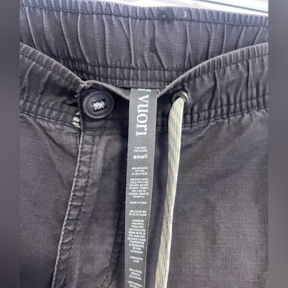Vuori ripstop pants men's charcoal Size S - Picture 4 of 5